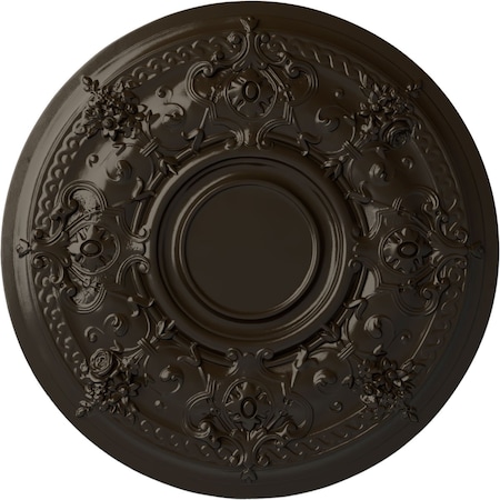 Ekena Millwork Darnay Ceiling Medallion (Fits Canopies up to 7 1/4"), Hand-Painted Stone Hearth, 29 1/4"OD x 2"P CM29DASHF